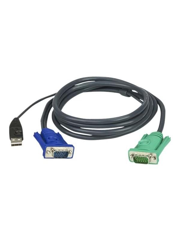 ATEN KVM-kabel SPHD15 male to HD15 male