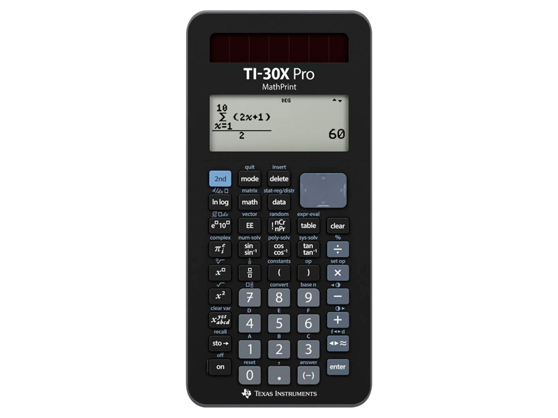 Texas Ti-30X Pro Mathprint Videnskabsregner på tilbud