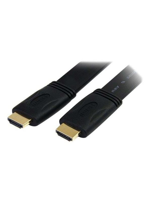 StarTech.com HDMI-kabel - Fladt - 1,5 m - Sort