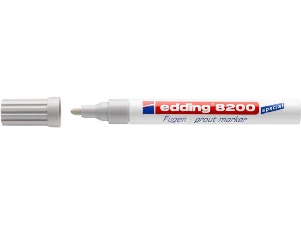 Edding 8200, Grå, Hvid, Projektilspids, Rund, 2 Mm, 4 Mm