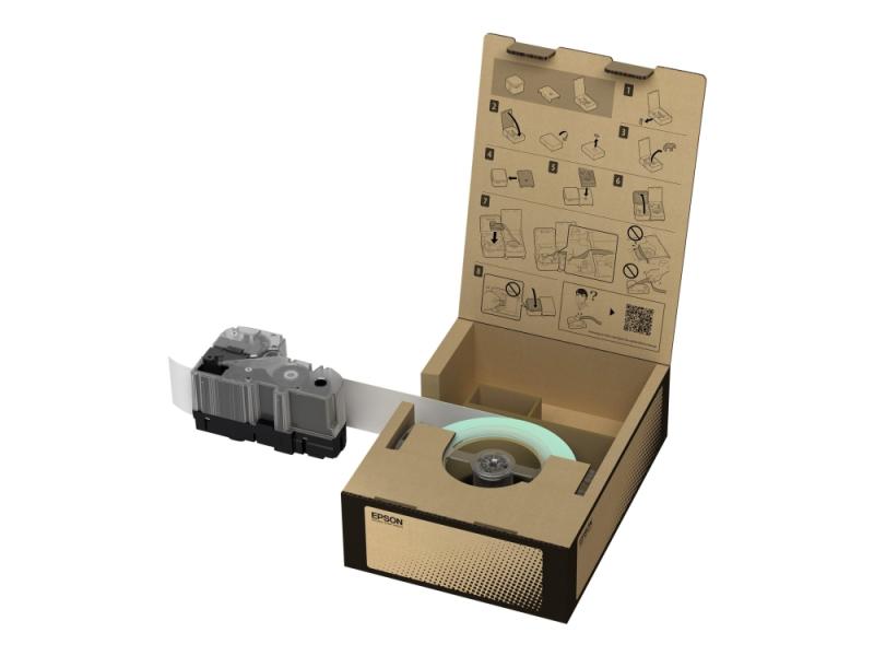 Br-Vs24tb-E Consumables: Tapes Sfl Cbl Wrap Lt Wht/Blk 24Mm45m