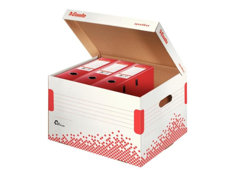 Esselte Speedbox - Opbevaringsboks - Kapacitet: 5 Filer - Hvid