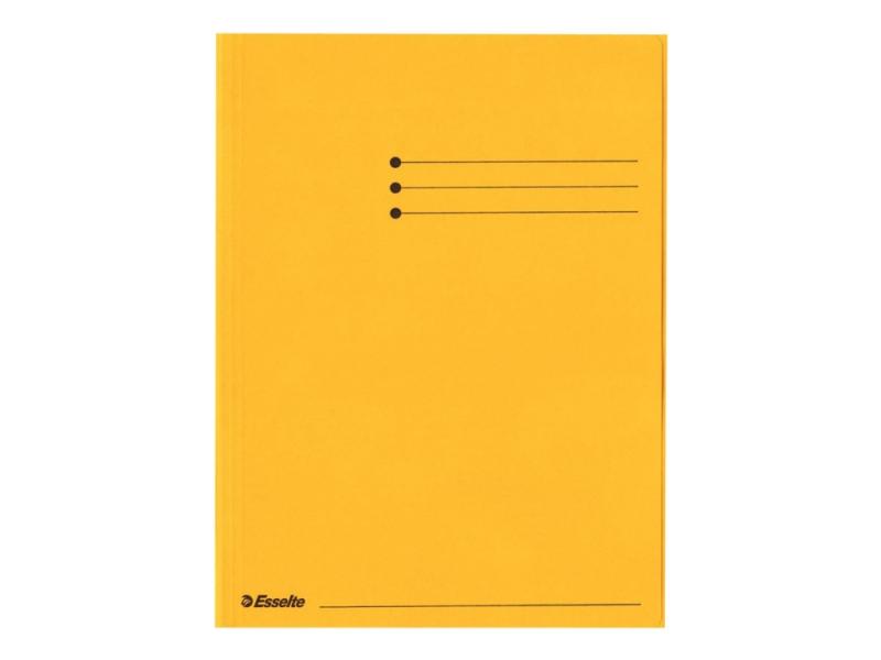 3-Klap Mappe Esselte Rainbow A4 Gul - (25 Stk.)