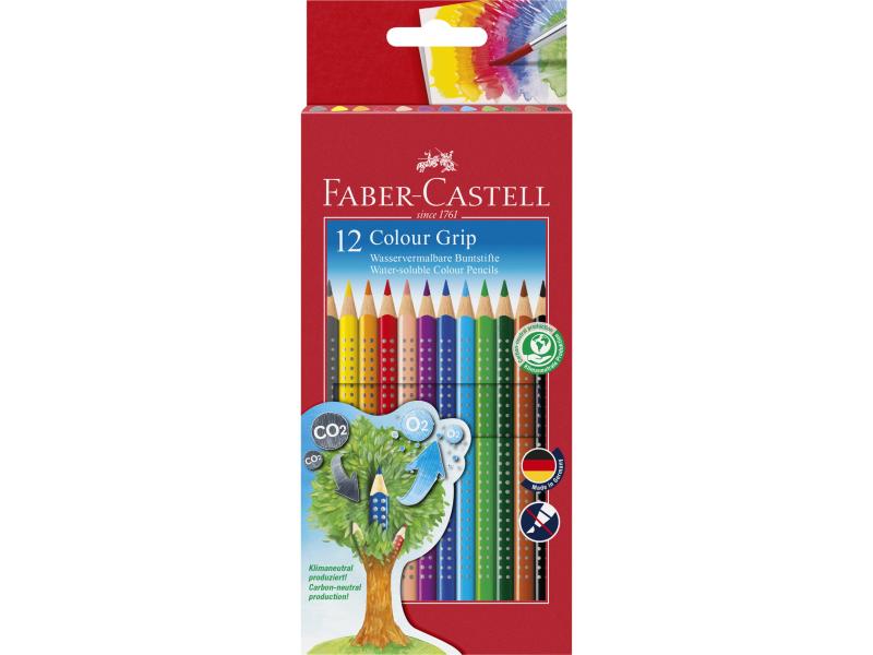 Faber-Castell Grip - Farvet Blyant (Pakke Med 12)
