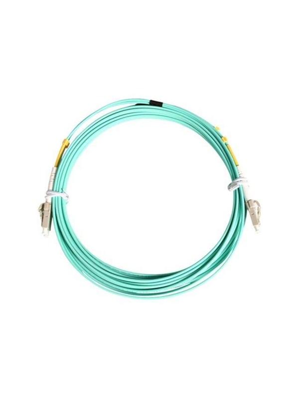 10Gb Aqua Multimode 50/125 Duplex LSZH Fiber Patch Cable LC-LC