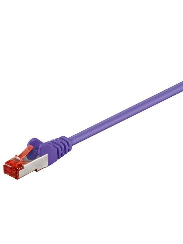 LAN STP CAT 6 Netværkskabel - Lilla - 7,5 m