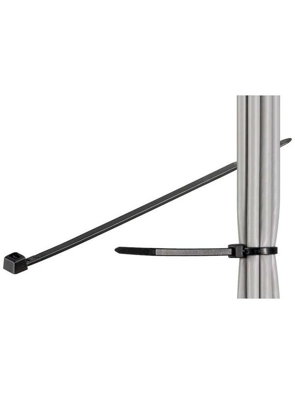Pro Cable Ties Black - 3.5mm/203mm