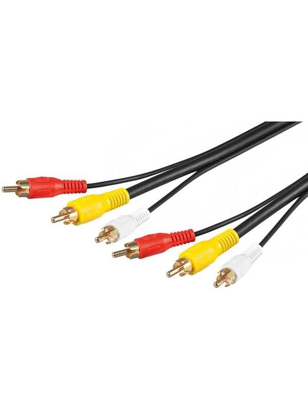 Pro Component Kabel 10m - RCA til RCA, Hurtig Levering