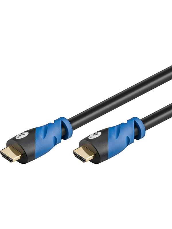 Pro HDMI Premium Kabel - Sort - 5m, Understøtter 4K HDR