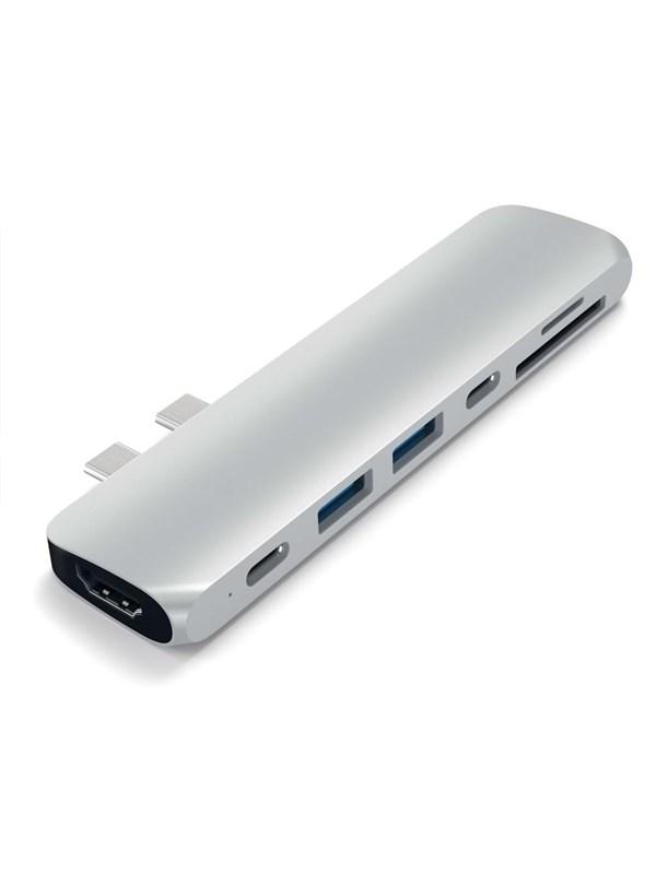 Satechi USB-C PRO Hub with 4K HDMI 85W - Silver