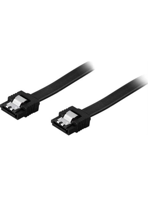 Pro SATA Kabel - Sort - 0,5m - Støtte til alle drev