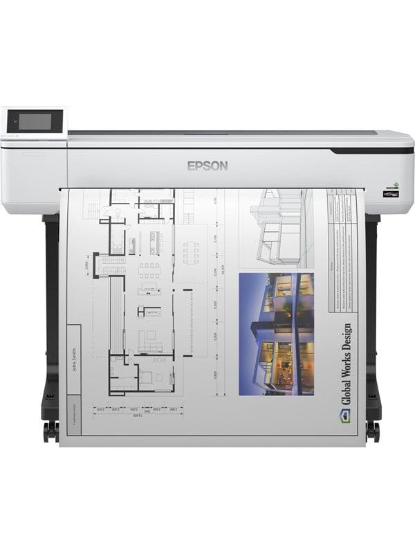 Epson Storformatprinter - SureColor SC-T5100 Wireless Printer (with Stand) - 4-farvet