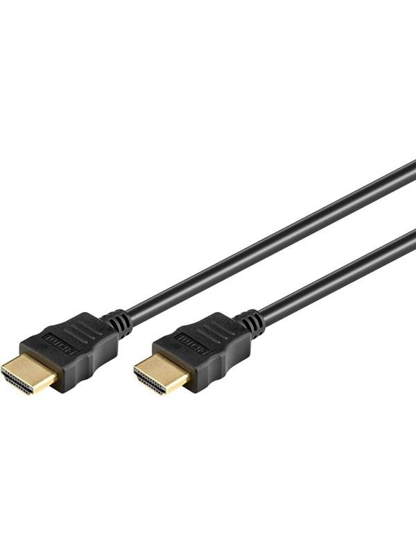 Pro HDMI Ultra High Speed 8K/60Hz - Sort - 1m Kabel