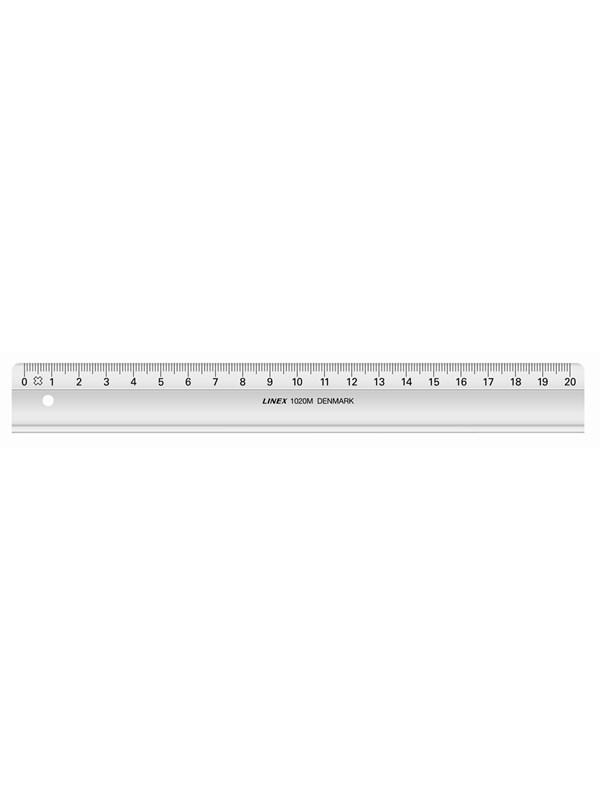 Linex 1020M 20 cm Skolelineal - Perfekt til skolen!