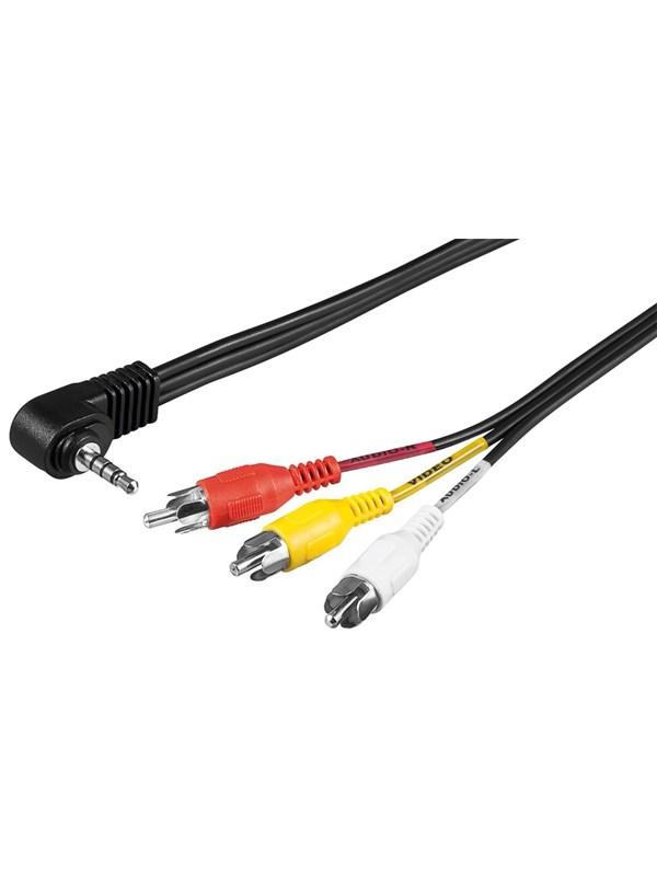 Pro Adapterkabel til komposit audio/video 3,5 mm