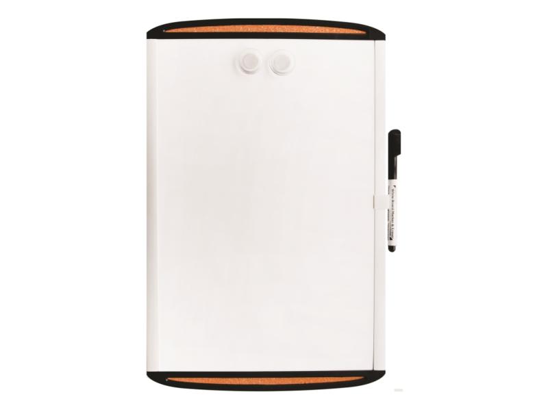 Hvidt Whiteboard med Pinboard 46x61 cm - Godt Tilbud!