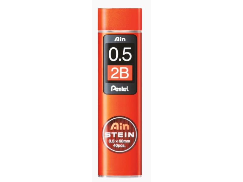 Blyant Pen Ain Stein High Polymer, 2B, 0,5 Mm, 40 Stk.