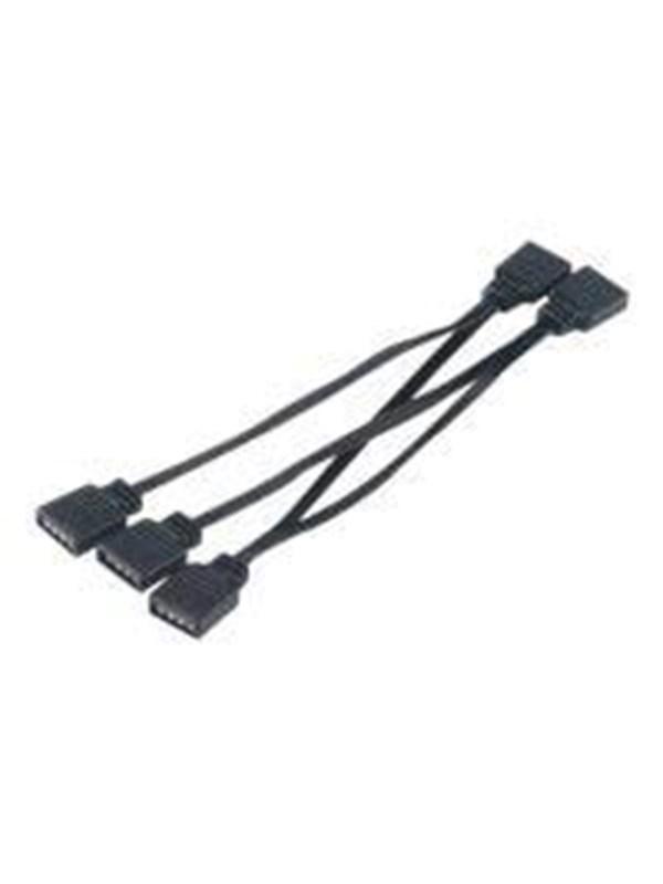 Akasa LED-striplysforlængerkabel - 40 cm, 4-PIN strøm