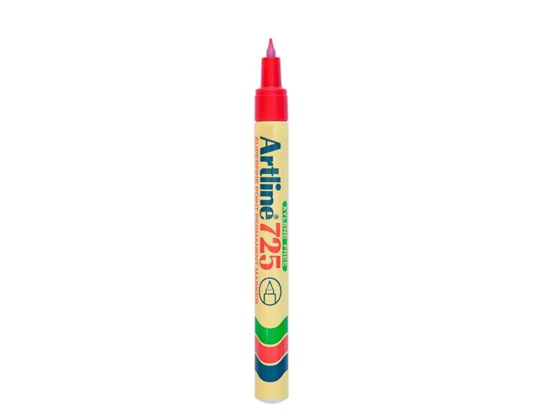 Artline 725, Rød, Konisk Tip, Flerfarvet, Plast, Fin, 0,4 Mm