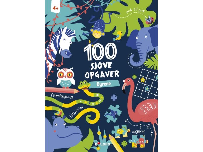 100 Sjove Dyreopgaver til Børn fra 4 År