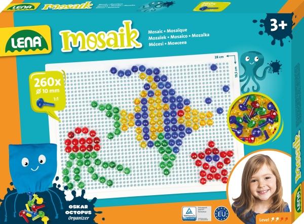 Lena Mosaik 260 Stk - Kreativt Legetøj til Børn