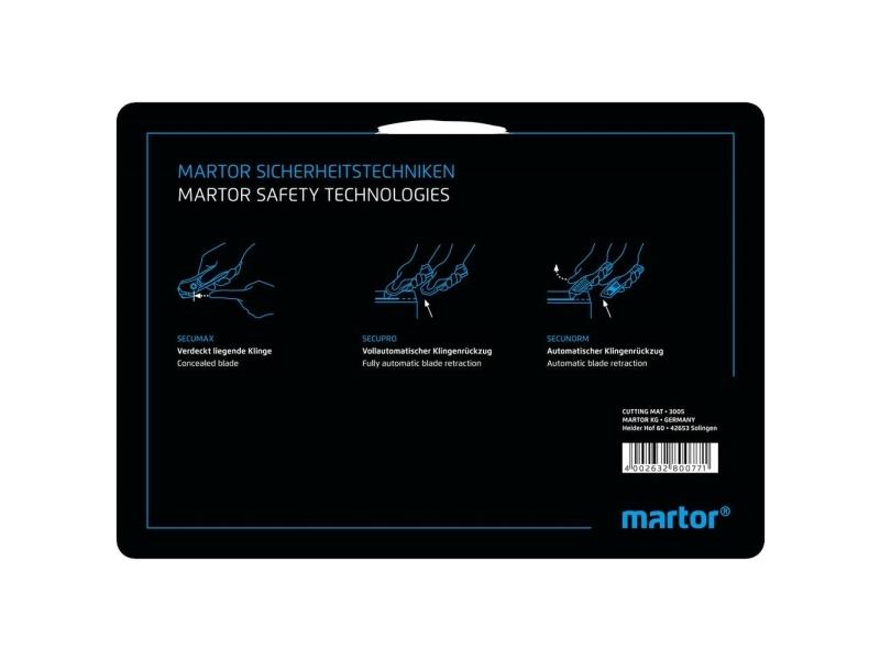 Martor Skæremåtte 210x148 mm - Sort Tilbehør til Borde