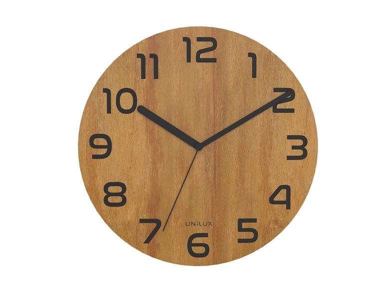 Bamboo Vægur Unilux Palma Ø30 Cm - Stilfuld Indretning