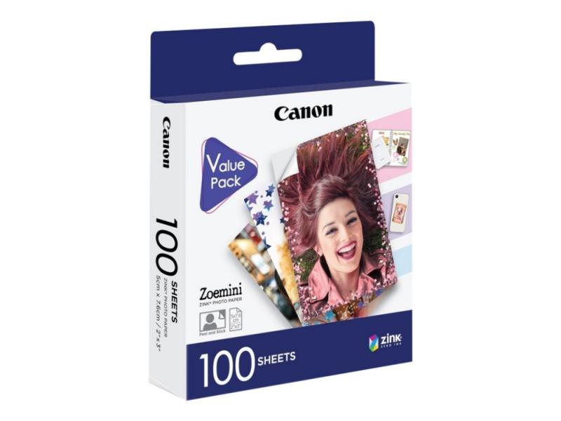 Canon Zp-2030 Zink-Papir 5 X 7,5 Cm (100 Ark)