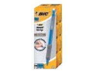 Bic Matic Grip - Mekanisk Blyant - Hb - 0.5 Mm - Med Viskelæder (Pakke Med 12)