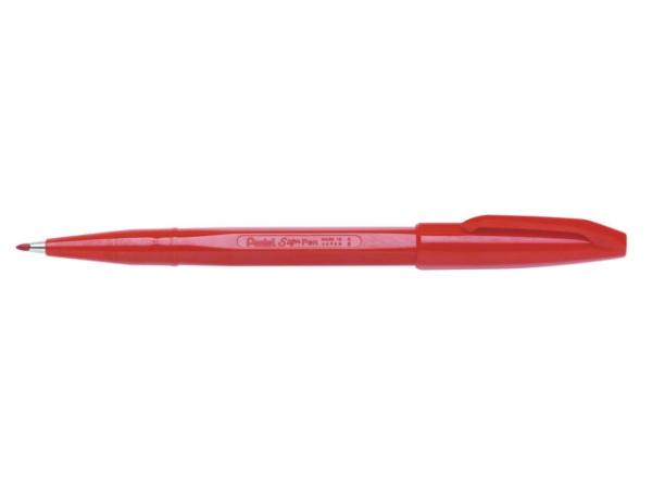Fiberpenne Pentel S520 Rød 2mm Genbrug - 12 Stk.
