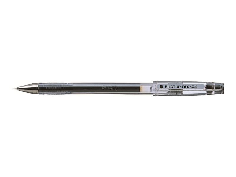 Pilot G-Tec-C4 - Rollerball-Pen - Sort - Biopolymer-Blæk - 0.4 Mm - Fin