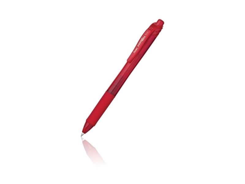 Gelpen Pentel Energel Bl107, Medium, 0,7 Mm, Rød