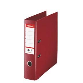 Esselte Brevordner No1 A4, 75mm, Bordeaux - 10 Stk Tilbud!