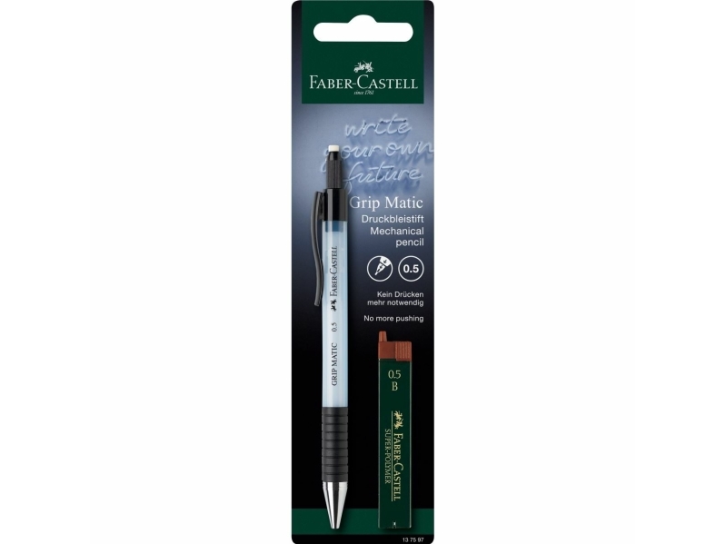 Faber-Castell 137597, Blå, Sort, Lyse Blå, Rund, 1 Stk