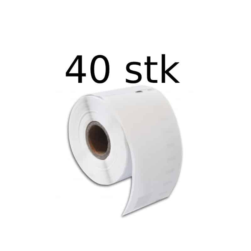 Dymo 40 stk 99015 multilabels  40 x 320 stk - 54 x 70mm - Kompatibel - S0722440