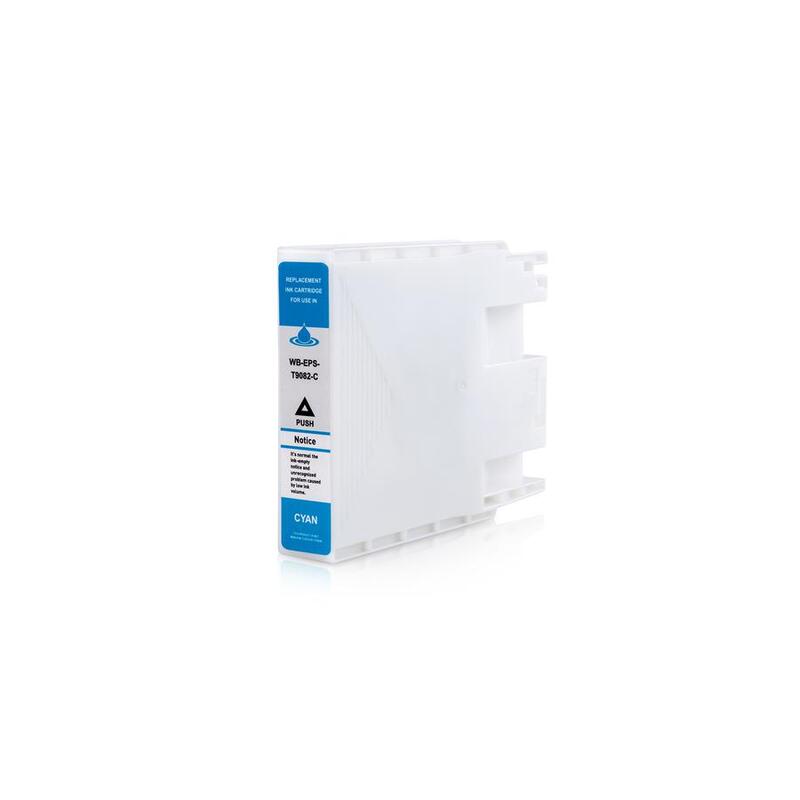 Epson  T9082 cyan blækpatron 4.000 sider - kompatibel C13T908240