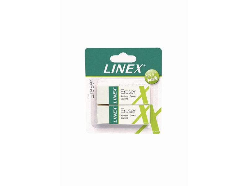 Viskelæder Linex Er30/2B Hvid Pvc Fri - (2 Stk.)