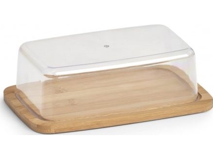 Bambus-Smørbakke Med Bambusplade, 19 X 12 Cm, Zeller
