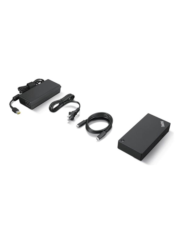 Lenovo - docking station - USB-C - HDMI 2 x DP - 1GbE