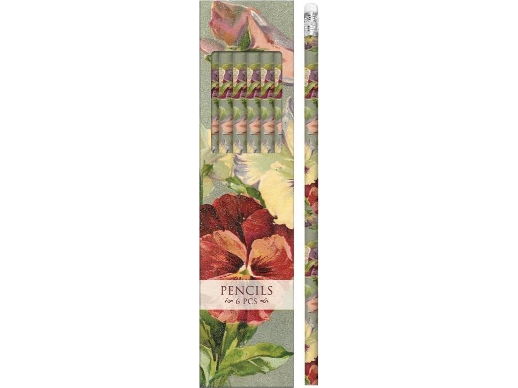 Amscan Dekorative Blyanter Stpen13 Stedmoderblomster - 6 Stk