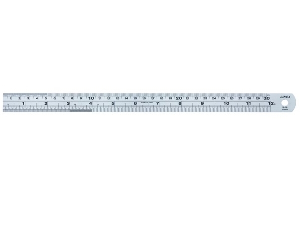 Linex Sl 30 Stållineal, 30 Cm