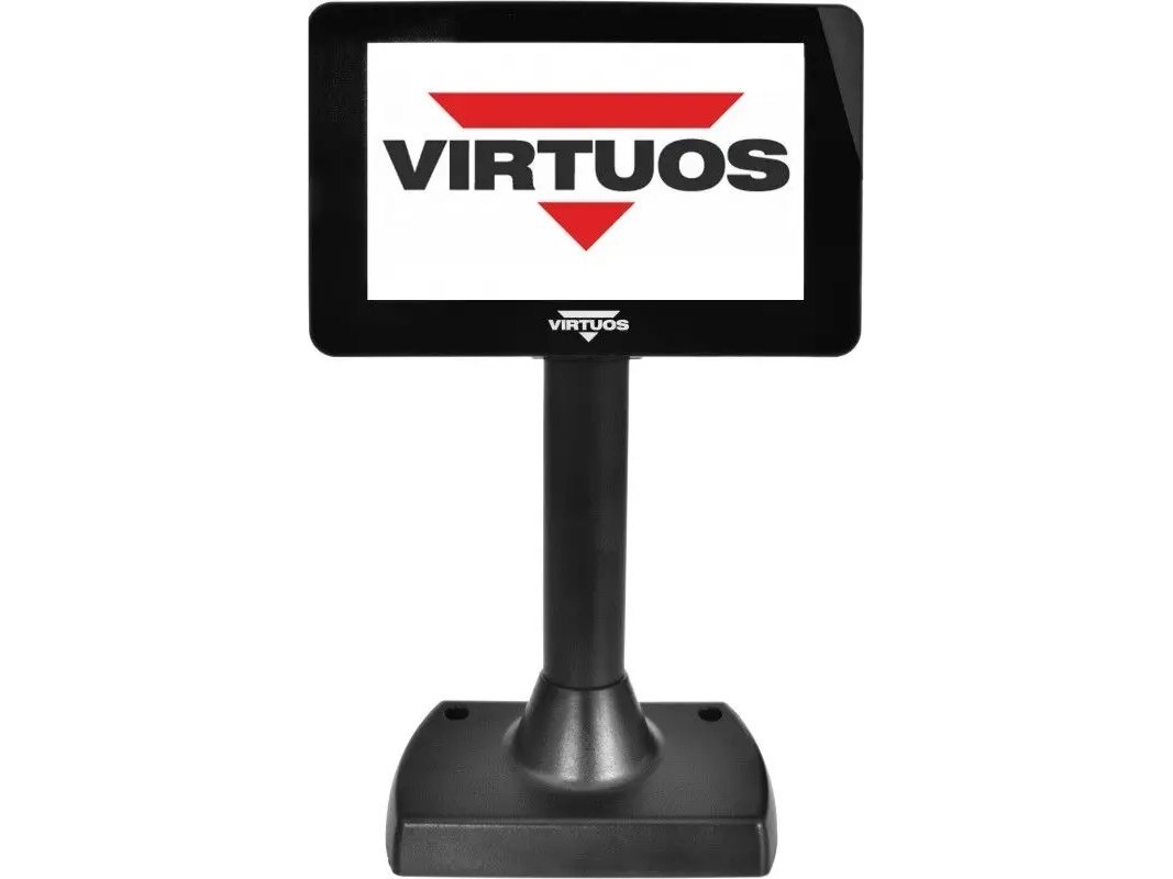 7'' Lcd Farvedisplay Virtuos Sd700f, Usb, Sort