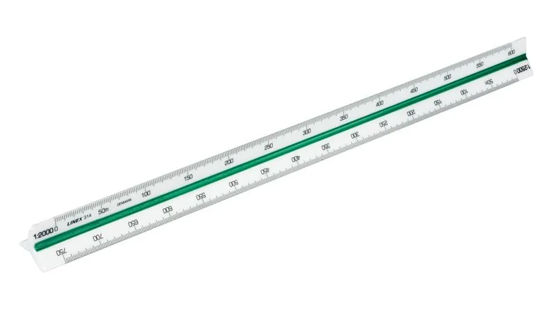 Linex- 314 Trekantet Målestok