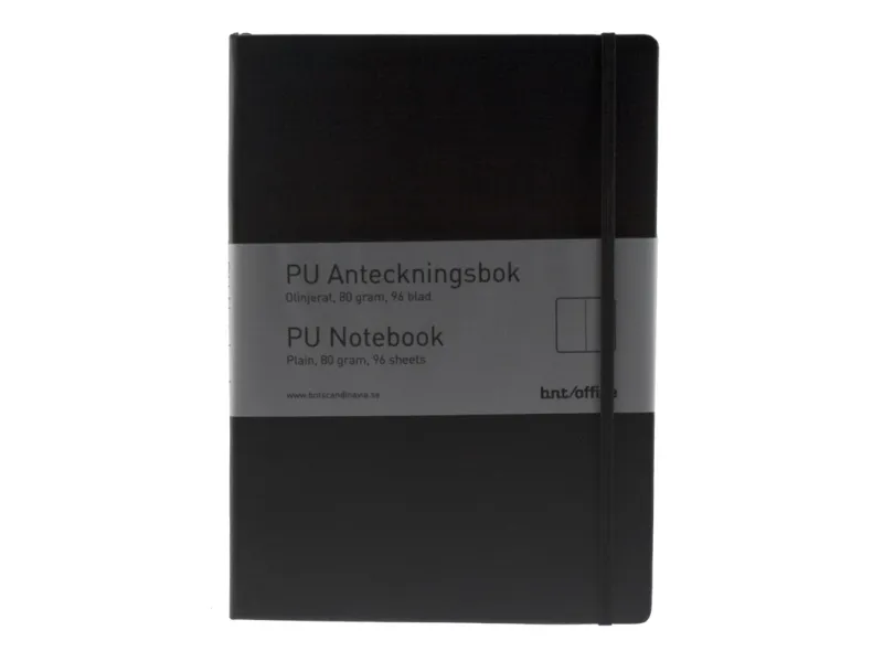 B.N.T 513210, Monokromatisk, Sort, A5, 96 Ark, 80 G/M², Indbundet