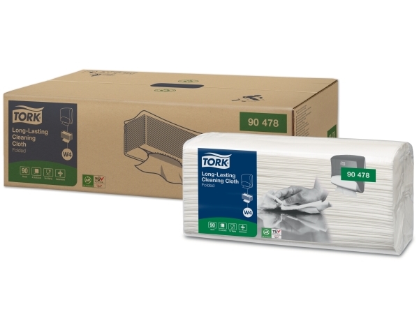 Aftørringsklud Tork W4 Hvid Alt-I-Én 5X90ark Pr./Karton - (450 Ark Pr./Karton)