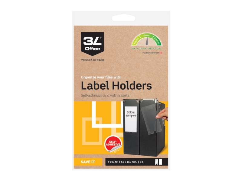 3L Etiketlommer 55X150mm 6 Pack
