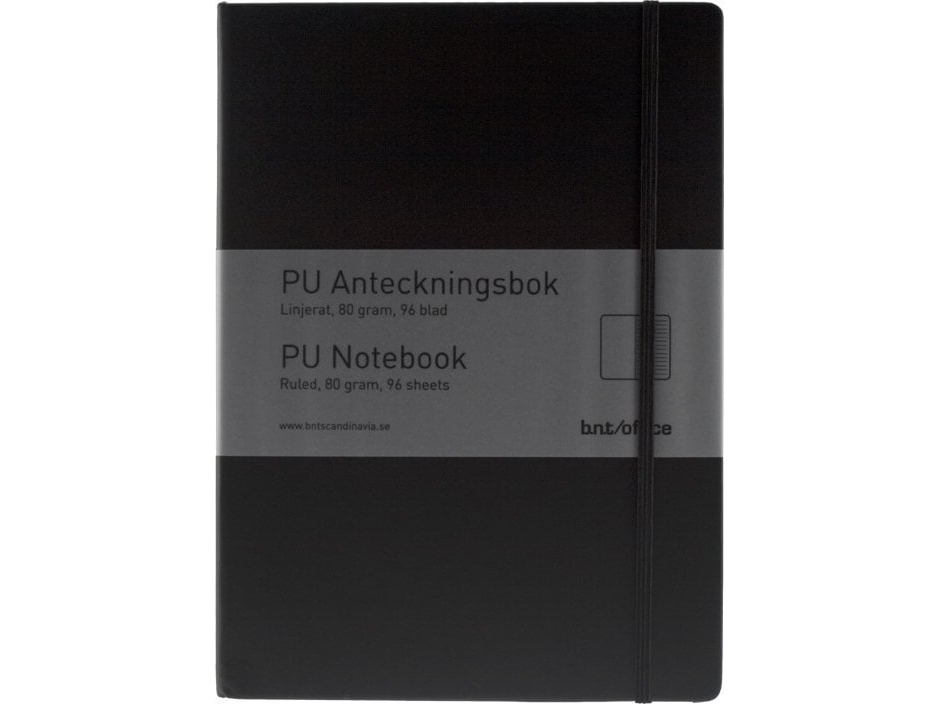 B.N.T 512910, Monokromatisk, Sort, A4, 96 Ark, 80 G/M², Linieret Papir