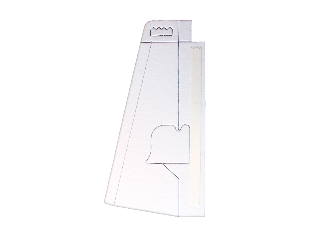 Base Til Print & Klæb Display 4Xa4 - Karton, Hvid - (25 Stk.)